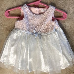 Baby Girl formal dress and sweater set